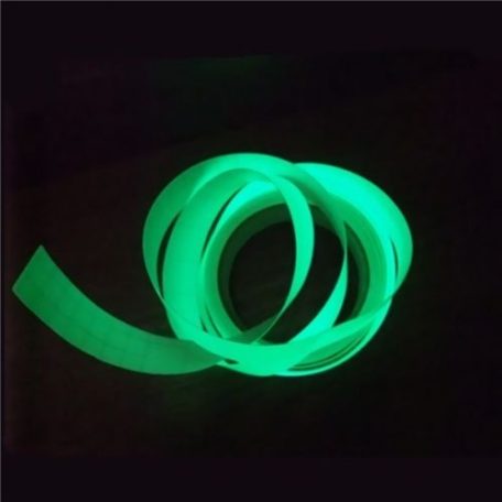 Foszforeszkalo vilagito szalag ontapado 12mm